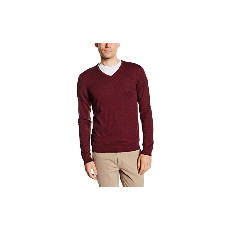 SELECTED HOMME Herren Pullover Tower Aus Cotton V - neck Noos Id