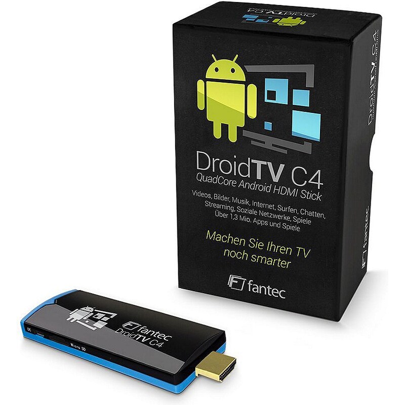 FANTEC HDMI Stick »DroidTV C4 Android-PC (1782)«