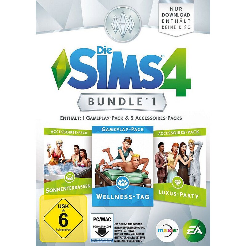 Electronic Arts PC - Spiel »Die Sims 4 Bundle Pack 1«