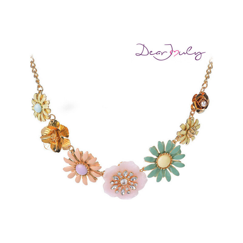 Lesara Dear Jouly Halskette mit Blüten