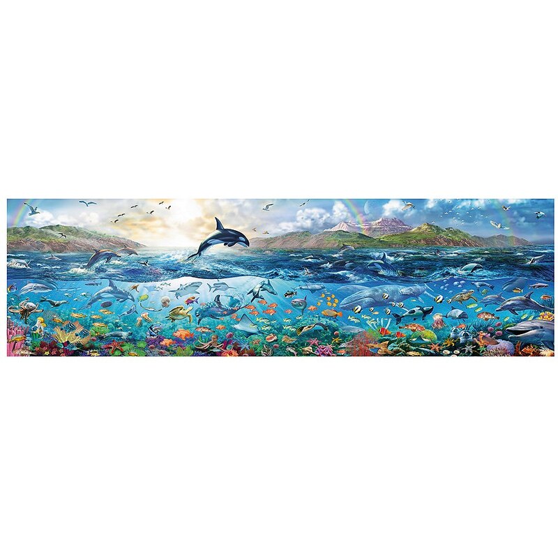 Ravensburger Panoramapuzzle, 2000 Teile, »Lebendiger Ozean«