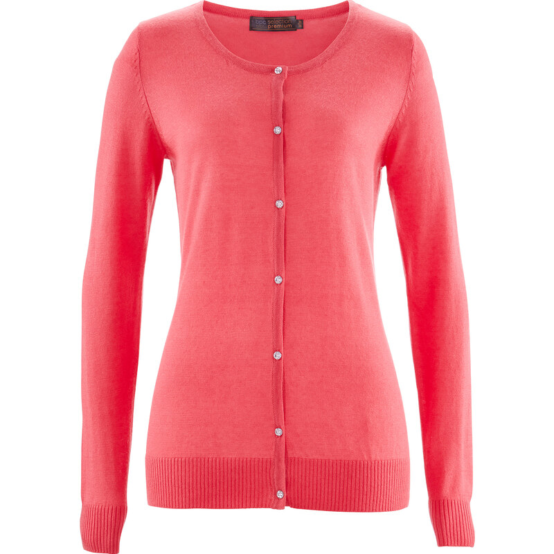 bpc selection premium Premium Cardigan aus Seide/Cashmere langarm in pink für Damen von bonprix