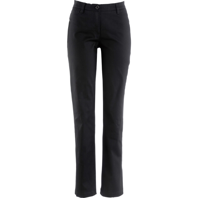 bpc bonprix collection Figurformende 5-Pocket-Hose in schwarz für Damen von bonprix