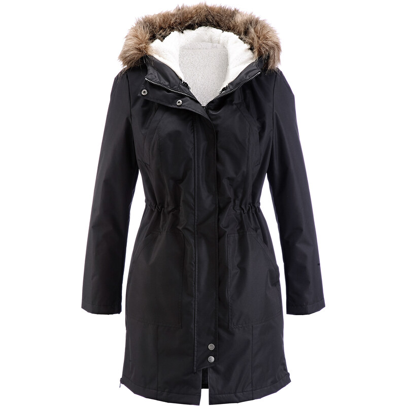 bpc bonprix collection 2-in-1-Mantel langarm in schwarz für Damen von bonprix