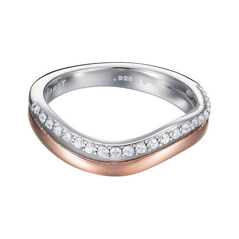 ESPRIT Ring "ESPRIT-JW50012 Bicolor, ESRG92467D"