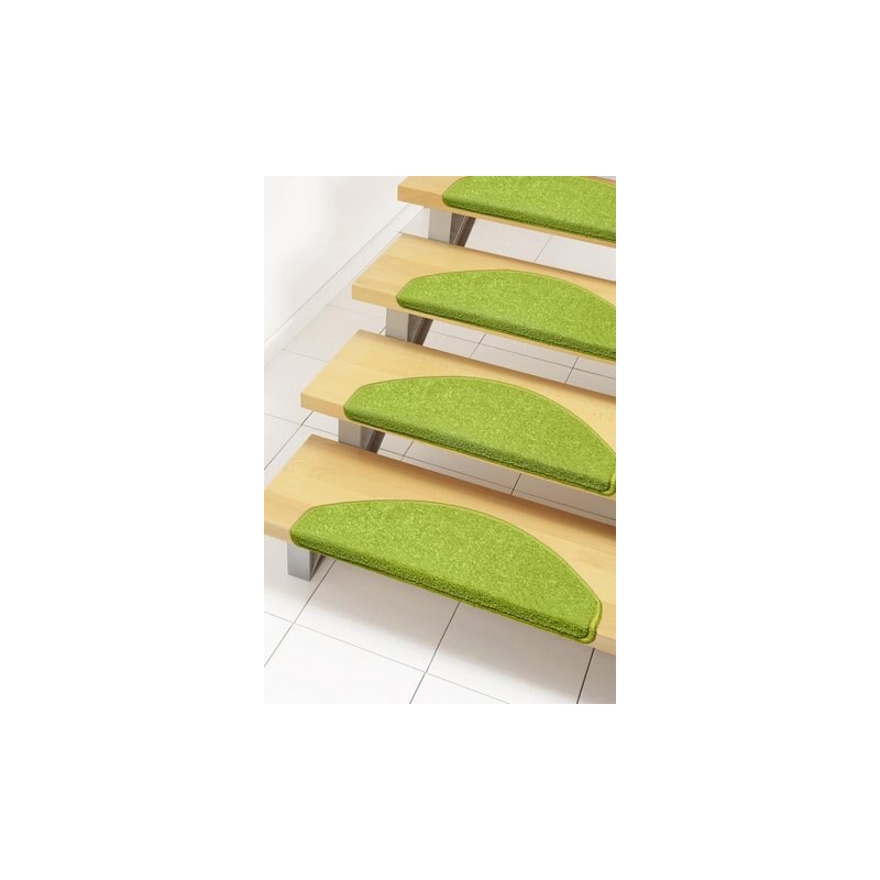 Stufenmatte Shashi einfarbig Kurzflor getuftet HANSE HOME grün 21 (2er-Set),22 (15er-Set)