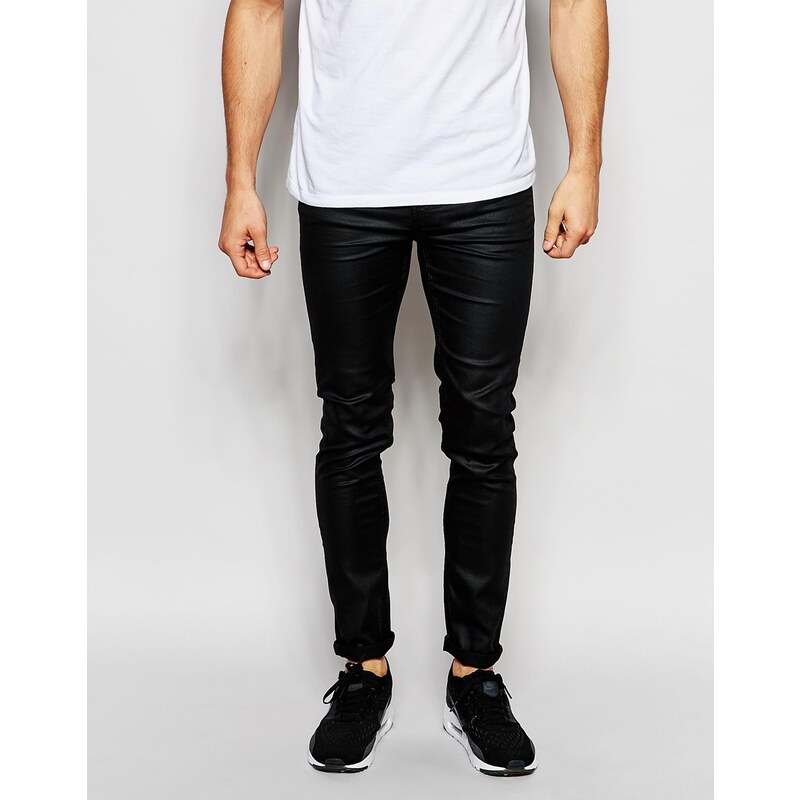 Cheap Monday - Skinny-Jeans aus Superstretch mit schwarzer Beschichtung - Schwarz