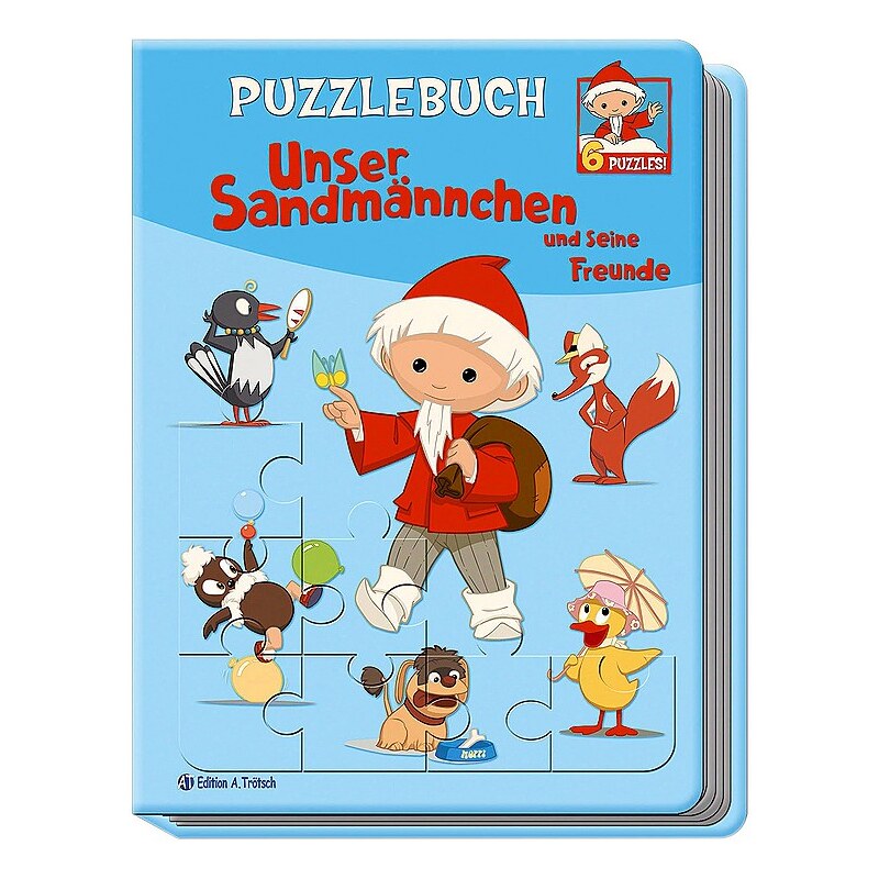 Heunec Puzzlebuch mit Plüschfigur »Sandmännchen«