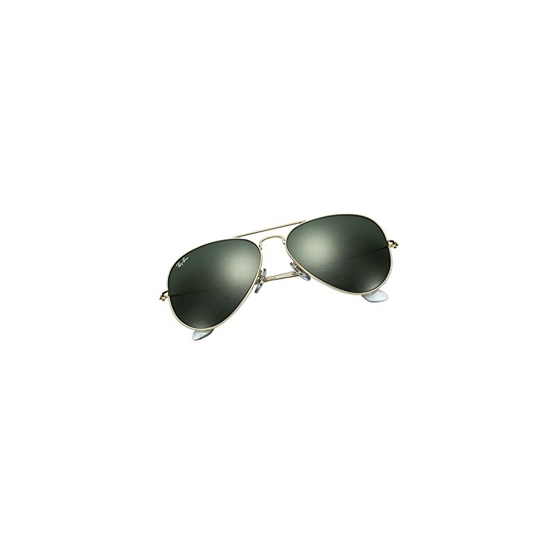 Ray Ban Unisex Sonnenbrille RB3025, Gr. Large (Herstellergröße: 58), Gold (Gestell: gold, Gläser: grün klassisch polarisiert L0205)