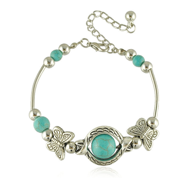 Lesara Armband mit Türkis-Perlen