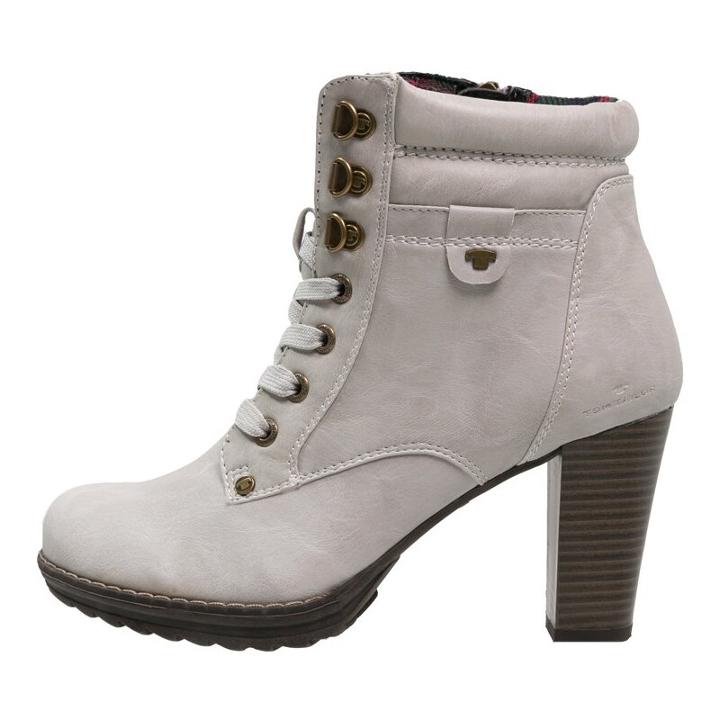 TOM TAILOR Ankle Boot light grey