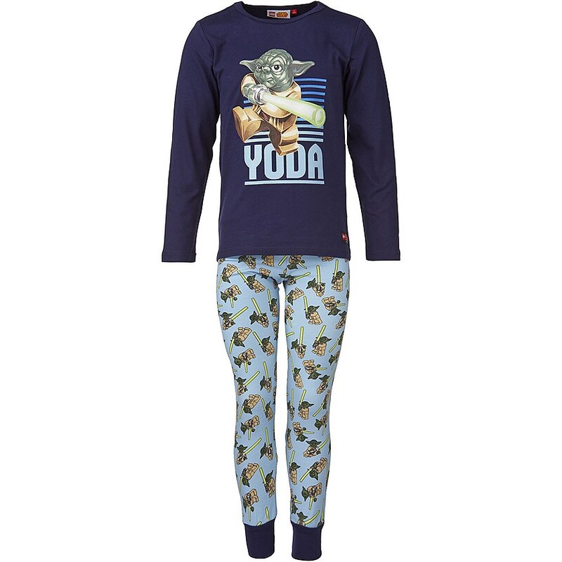 LEGO Wear STAR WARS(TM) NIGHTWEAR Schlafanzug "Yoda" Nachtwäsche Pyjama G
