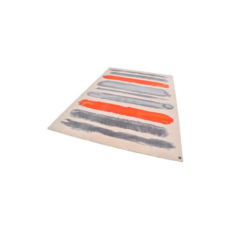 Teppich Happy Painted Stripe handgearbeitet Tom Tailor orange 3 (B/L: 133x180 cm),4 (B/L: 160x230 cm)