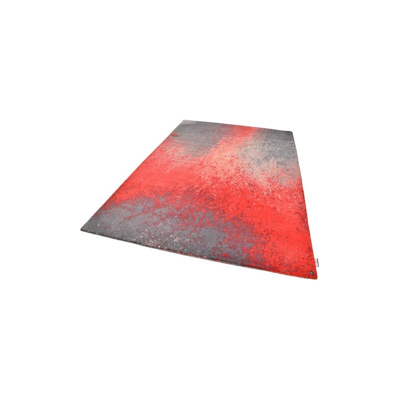 Tom Tailor Teppich Happy Color Splash handgearbeitet rot 2 (B/L: 65x135 cm),3 (B/L: 133x180 cm),4 (B/L: 160x230 cm)