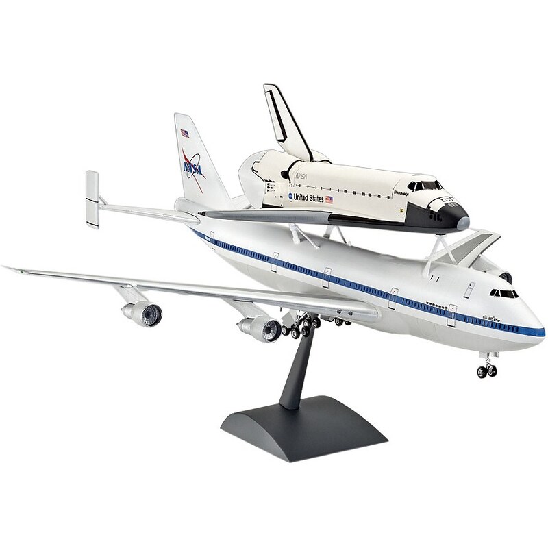 Revell® Modellbausatz Flugzeug, »Boeing 747 SCA + Space Shuttle«, 1:144