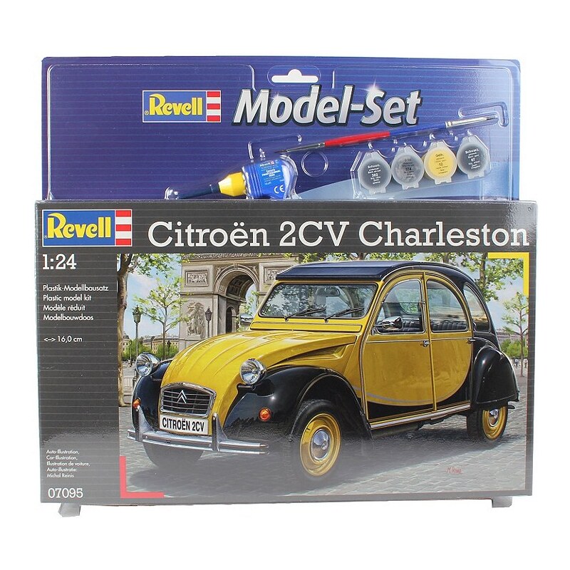 Revell® Modellbausatz Auto mit Zubehör, Maßstab 1:24, »Citroen 2CV Charleston«
