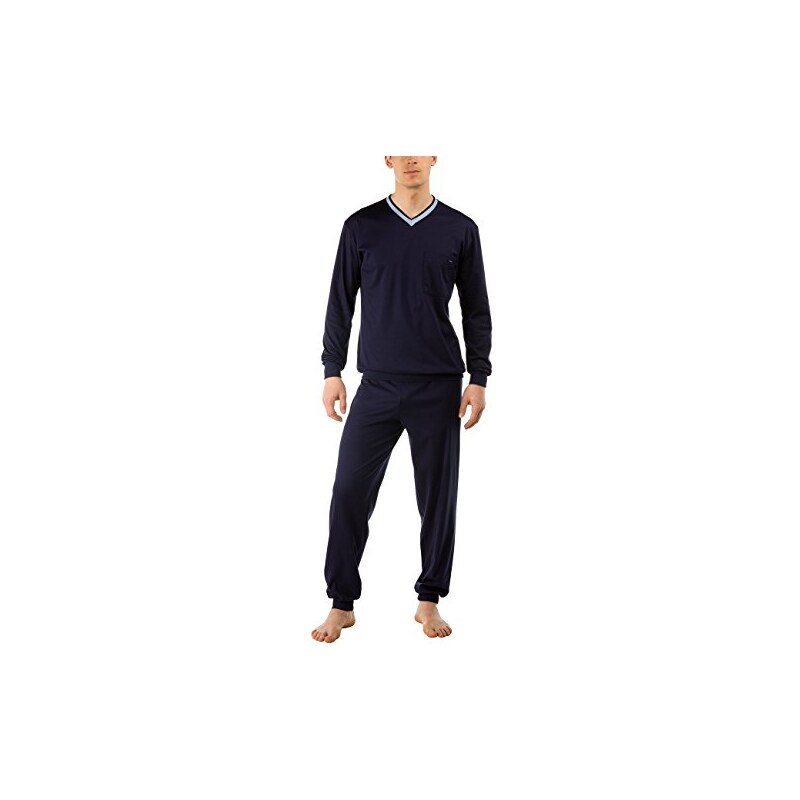 Calida Herren Zweiteiliger Schlafanzug Pyjama Bündchen - Chill Out