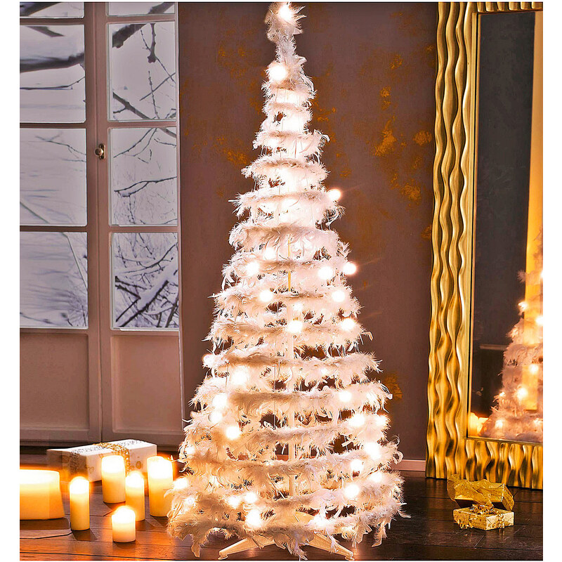 Home Collection LED Weihnachtsbaum Engel in weiß von bonprix