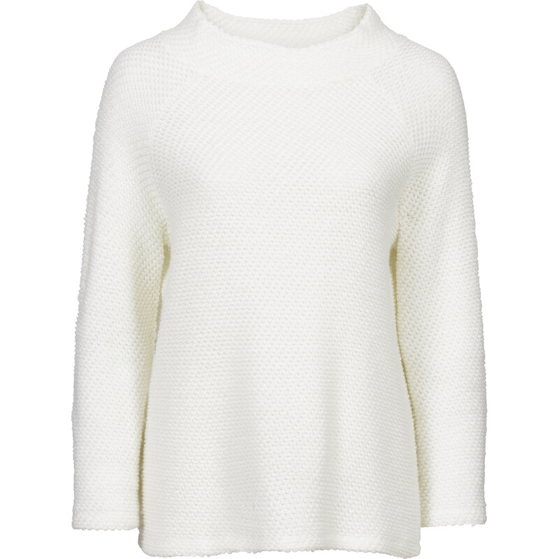 RAINBOW Pullover langarm in weiß für Damen von bonprix