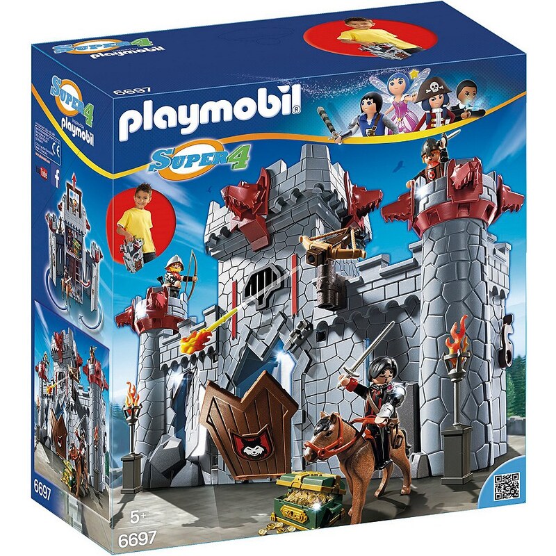 Playmobil® Burg des Schwarzen Barons zum Mitnehmen (6697), Super 4®