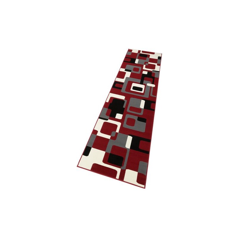 HANSE HOME Läufer Tiznit Retro Design abstrakt gewebt rot 11 (B/L: 80x200 cm),12 (B/L: 80x300 cm)