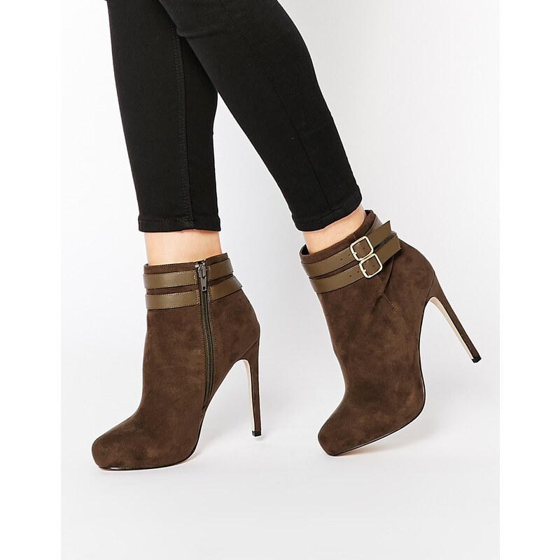 ASOS EARLY RISER Ankle Boots - Khaki