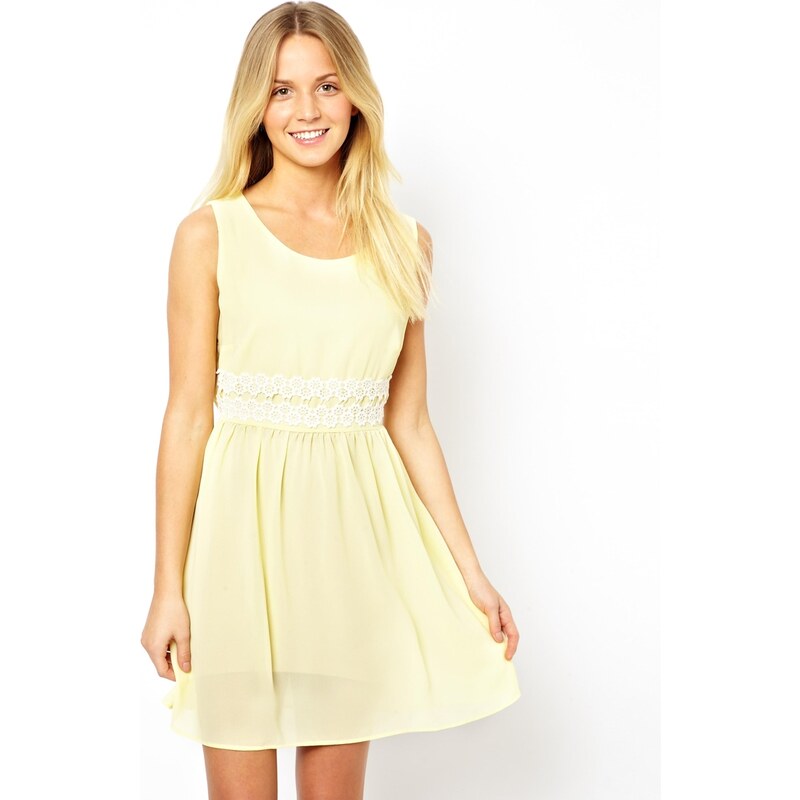 Love Skater Dress With Lace Waist