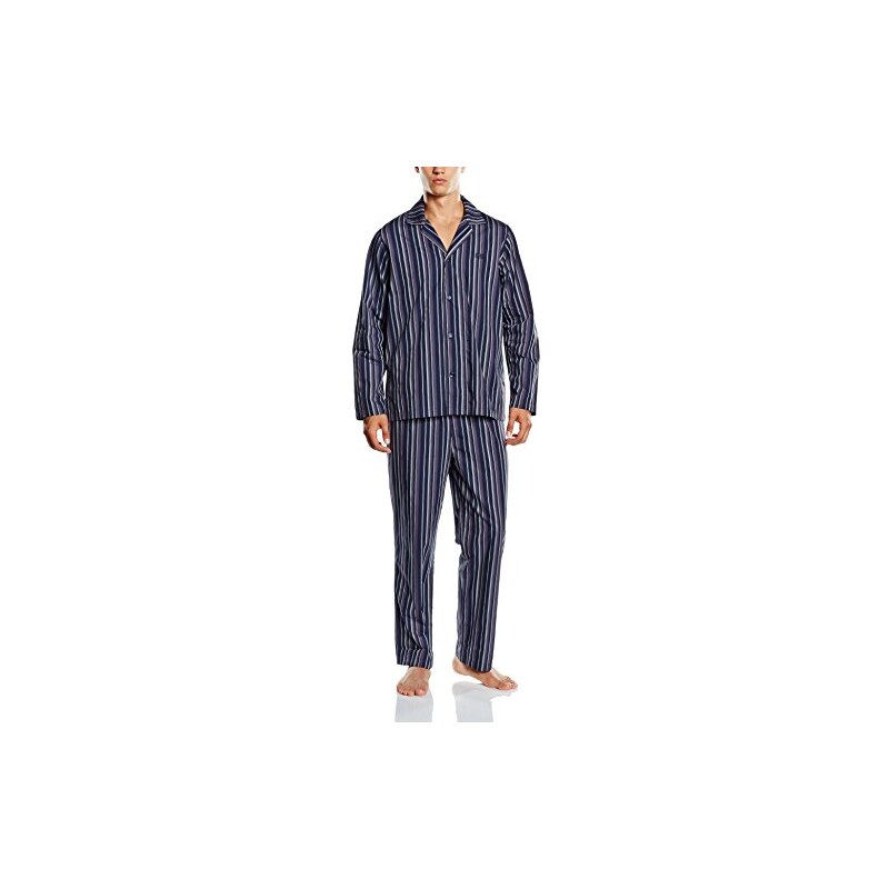BOSS Hugo Boss Herren Zweiteiliger Schlafanzug Pyjama 1 10143734 01, Kariert