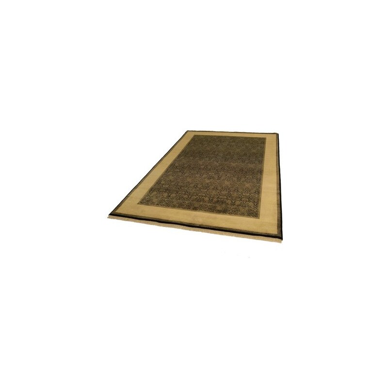 Orient-Teppich Parwis Parvin handgeknüpft 276.000 Knoten/m² Seidenanteil Unikat PARWIS schwarz 1 (B/L: 70x140 cm),2 (B/L: 90x160 cm),4 (B/L: 170x240 cm),6 (B/L: 200x300 cm)