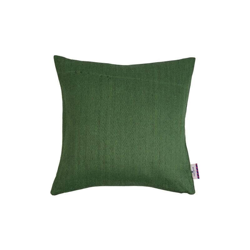 Kissenhülle Tiny Zigzag (1 Stück) Tom Tailor grün 1 (40x40 cm)