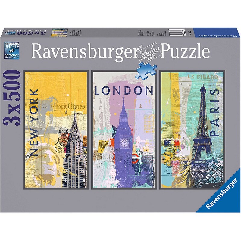 Ravensburger Puzzle, 1500 Teile, »Reise um die Welt«