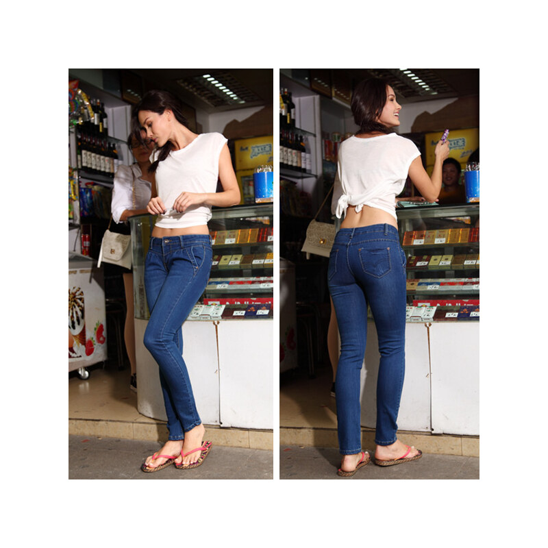 Lesara Jeans mit Bundfalten - 26