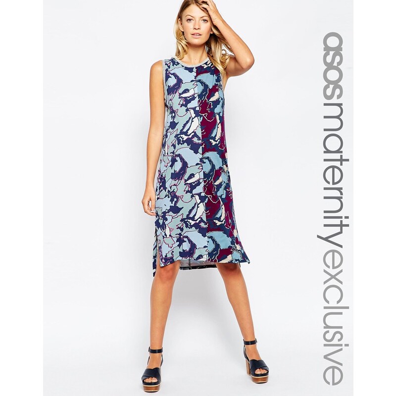 ASOS Maternity - Kleid mit Camouflage-Muster