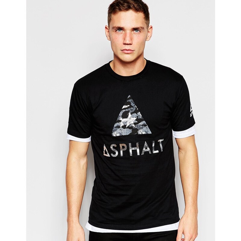 Asphalt Yacht Club - T-Shirt mit Logo - Schwarz