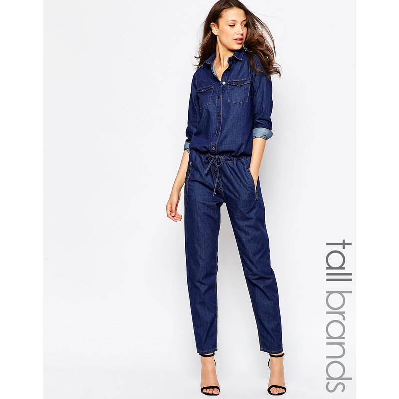Glamorous Tall - Jeans-Overall - Blau