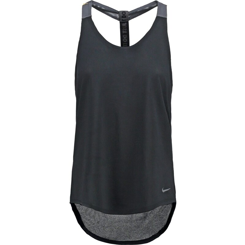 Nike Performance ELASTIKA SOLID Top black/dark grey
