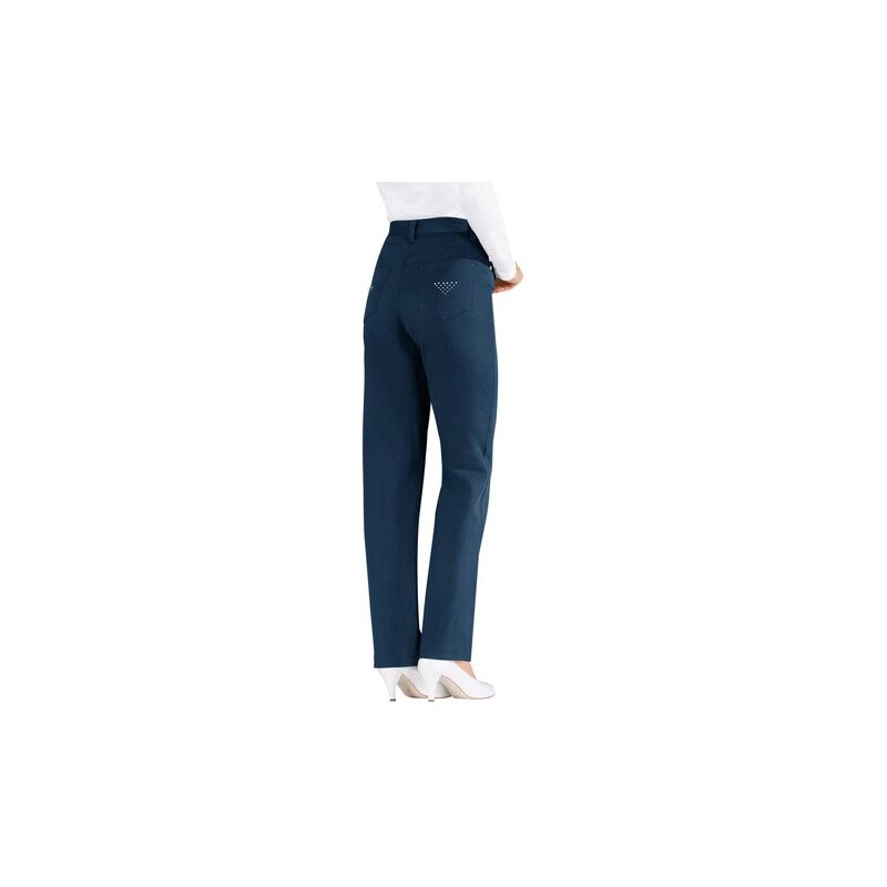LADY Damen Lady Jeans mit rückwärtigem Dehnbund blau 36,38,40,42,44,46,48,50,52,54