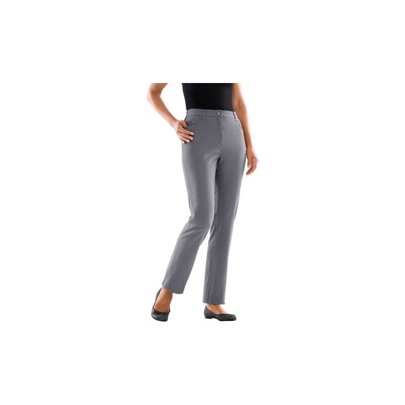 Damen Lady Jeans mit rückwärtigem Dehnbund LADY grau 36,38,40,42,44,46,48,50,52,54