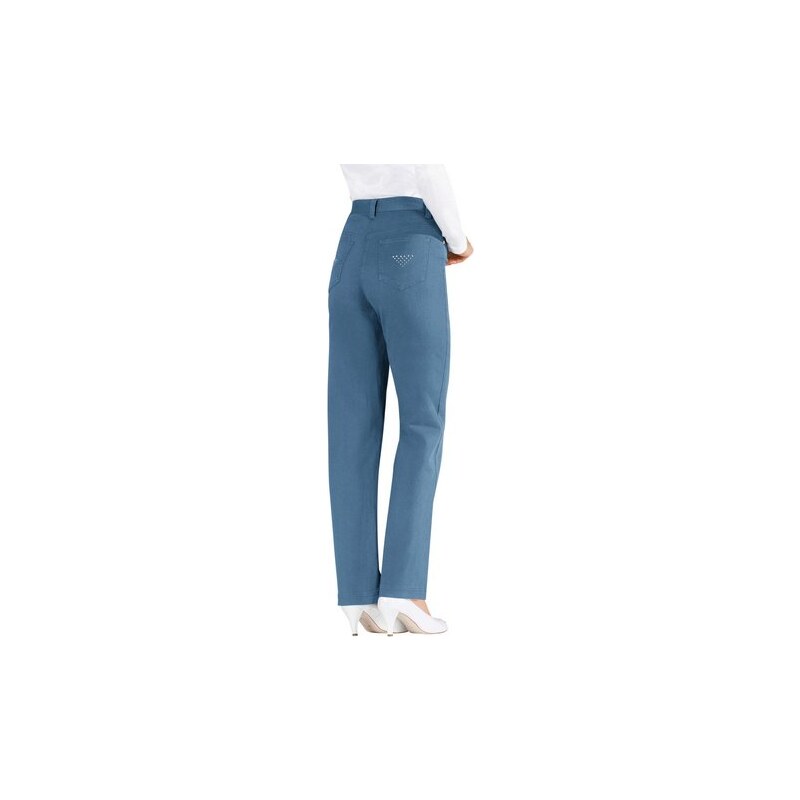 Damen Lady Jeans mit rückwärtigem Dehnbund LADY blau 36,38,40,42,44,46,48,50,52,54