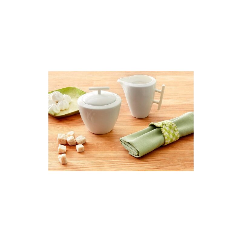 Milch/Zucker-Set New Bone China Porzellan (2tlg.) Baur weiß