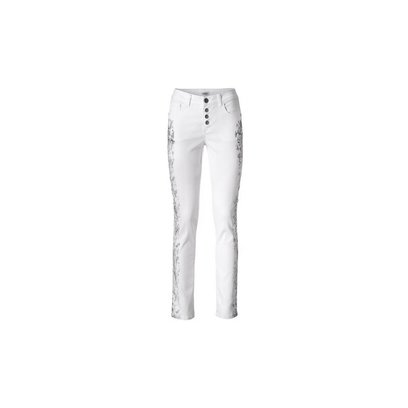 Damen Bodyform-Push-up-Jeans ASHLEY BROOKE by Heine weiß 34,36,38,40,42,44,46,48,50,52