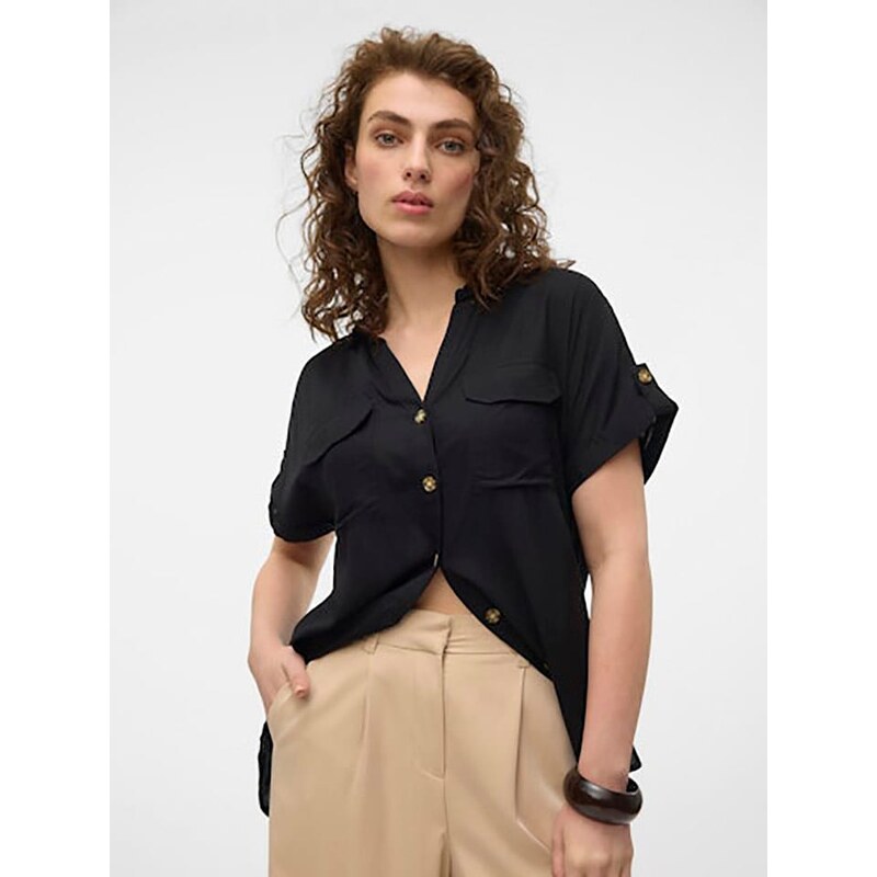 Vero Moda Bluse in Schwarz | Größe L