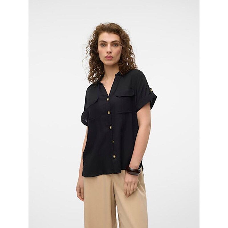 Vero Moda Bluse in Schwarz | Größe L