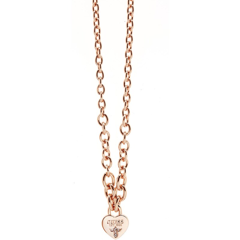 Guess Damen-Halskette mit Herz-Anhänger UBN21579