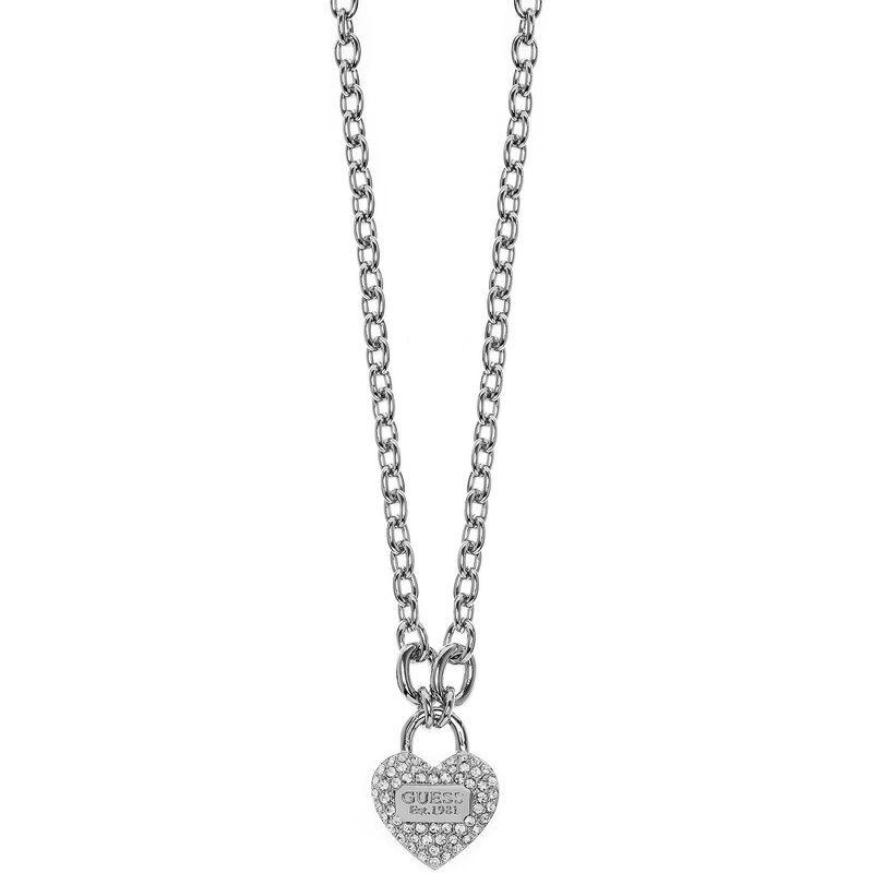 Guess Halskette mit Herz-Anhänger UBN21580