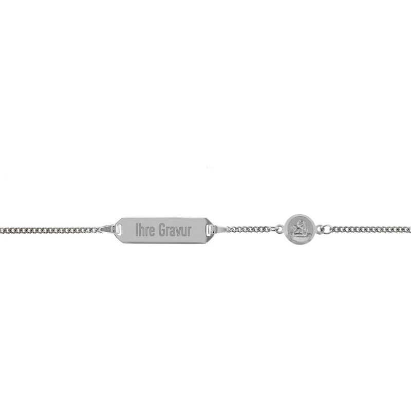 trendor Silber Kinder Gravur-Armband mit Namen 50781