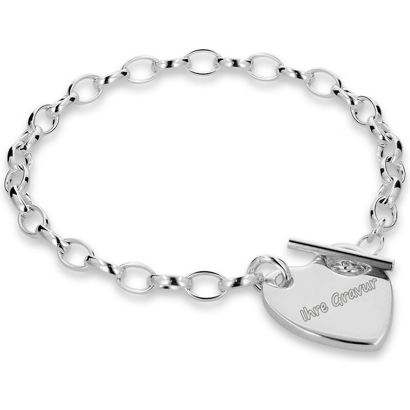 trendor Silber-Armband mit Herz 88346