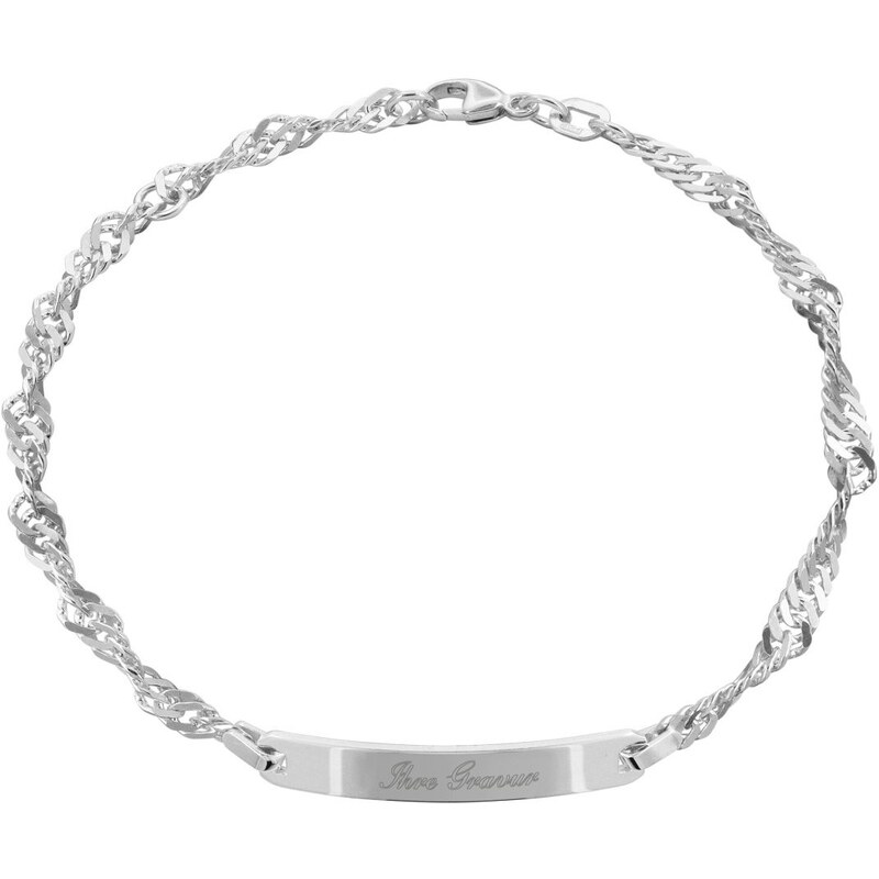 trendor Silber Gravur-Armband 19 cm 88643