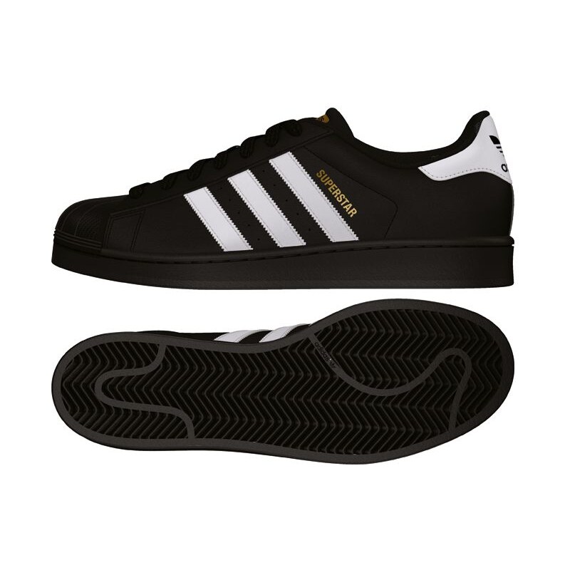 Adidas Originals Adidas Sneaker SUPERSTAR FOUNDATION B27140 Schwarz Weiß Schuhgröße 45 1/3