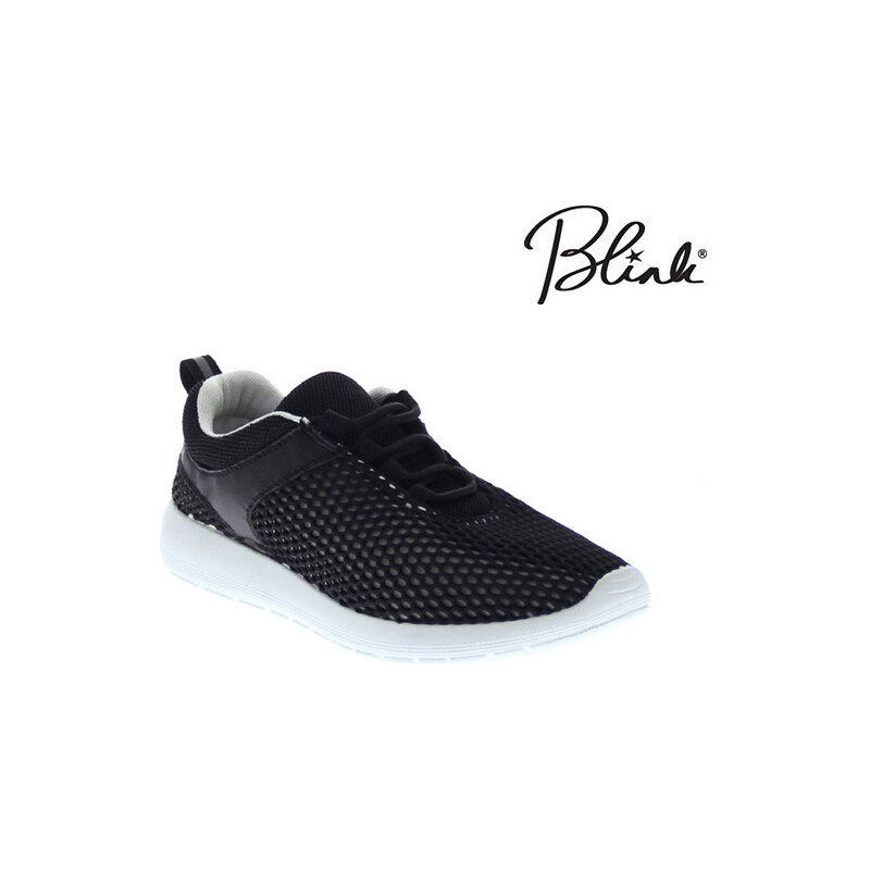 Lesara Blink Sneaker mit Netz-Optik - Schwarz - 37